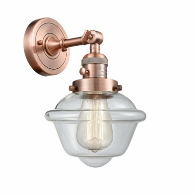 Oxford - 1 Light Wall Sconce In Traditional Style-12 Inches Tall and 7.5 Inches Wide