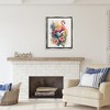 Stupell Industries Modern Tropical Flamingo Black Floater Framed Canvas Wall Art - 2 of 4
