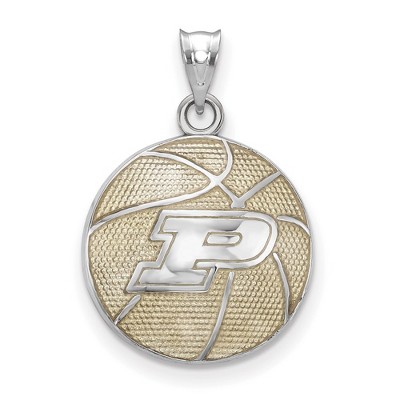 Black Bow Jewelry Sterling Silver Purdue Boilermakers NCAA Pendant