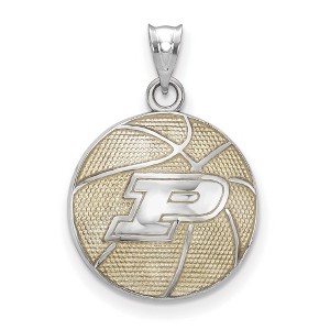 Black Bow Jewelry Sterling Silver Purdue Boilermakers NCAA Pendant - 1 of 3