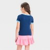 Girls' Bluey Americana Boxy Short Sleeve Graphic T-Shirt - Dark Blue - 3 of 4