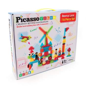 PicassoTiles® Hedgehog Building Blocks, 116-Piece Set