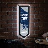 Evergreen Ultra-Thin Glazelight LED Wall Decor, Pennant, Dallas Cowboys- 9 x 23 Inches Made In USA - 2 of 4