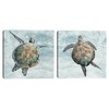 Masterpiece Art Gallery 16"x16" Marine Turtle I and II Wall Art - 2 of 4