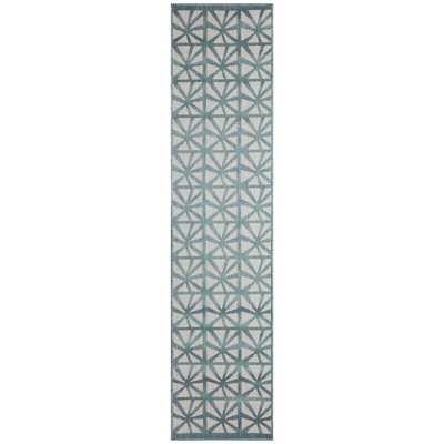 Liora Manne Carmel  Indoor/Outdoor Rug  Aqua..