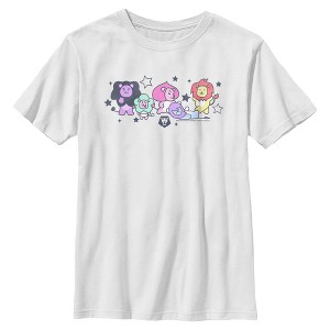 Boys KPop Demon Hunters Saja Friends Mascots T Shirt - 1 of 4