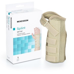McKesson Beige Wrist Splint, for Right Hand - 1 of 4