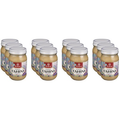 Eden Foods Tahini Sesame Roasted Organic - Case of 12 - 16 oz