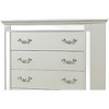 Milan Mirror Framed Chest made with Wood in White - 4 of 4