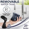 Eurolux Portable Handheld Garment Steamer, 1600W, 30s Heat-Up, Detachable Tank, Black - 2 of 4