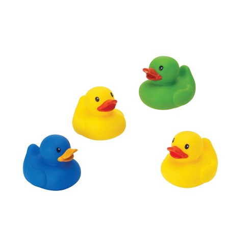 12 Pcs Mini Rubber Ducks and 12 Pcs Rubber Frogs Squeak and Float