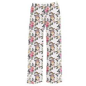 Collections Etc Hummingbird Pattern Lounge Pants - 1 of 4