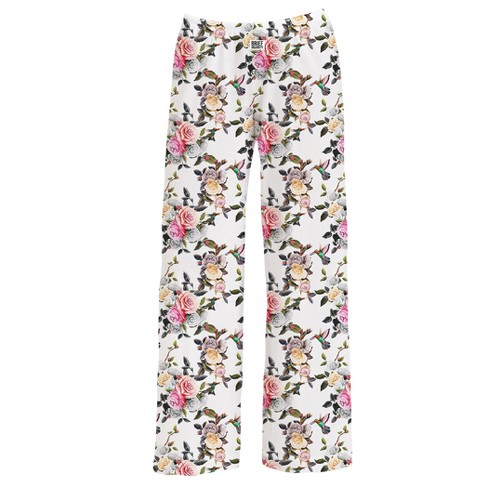 Collections Etc Hummingbird Pattern Lounge Pants - image 1 of 4