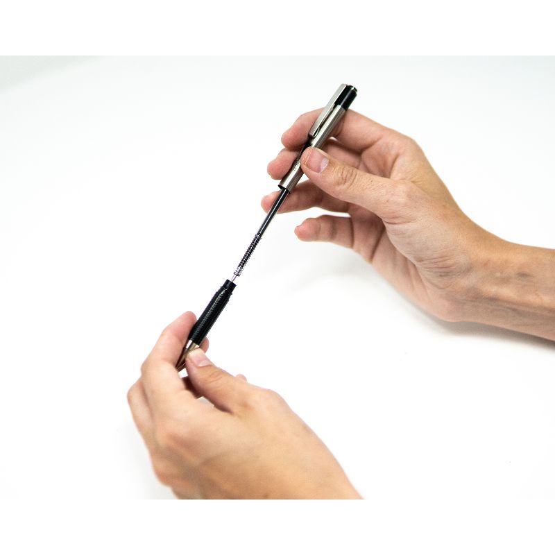 Zebra 4ct Gel Pens 0.7mm G-301 Stainless Steel Black, 3 of 4