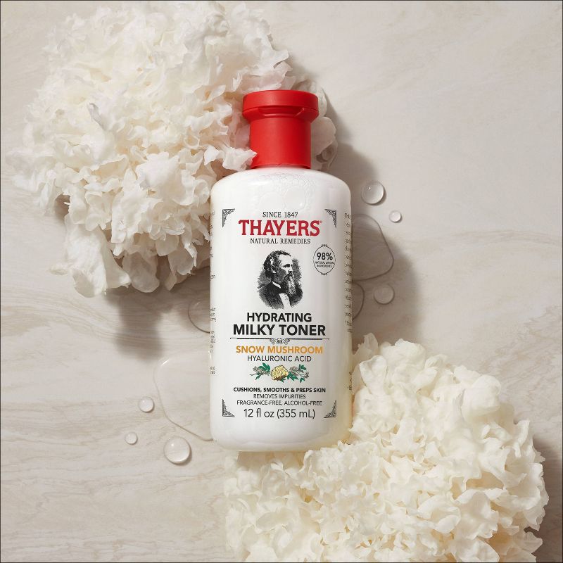 Thayers Natural Remedies Milky Hydrating Face Toner with Snow Mushroom and Hyaluronic Acid, 5 of 20