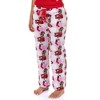 Seven Times Six Dr. Seuss The Grinch Pajamas Women's Pink Buffalo Santa Lounge Sleep Pants - 2 of 4