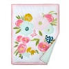 Crib Bedding Set Floral Fields 4pc - Cloud Island™ Pink/Mint - image 2 of 4