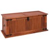 Storage Chest Brown Solid Acacia Wood, MDF 23.6 x 9.8 x 8.7 invidaXL - 2 of 4