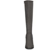 Allegra K Women's Side Zipper Padded Insole Chunky Heel Knee High Boots - 3 of 4