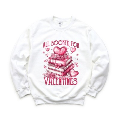 Simply Sage Market Women's Graphic Sweatshirt All Booked For Valentines