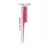 Unique Bargains Durable Highlight Rat Tail Comb 1 Pc - 2 of 3