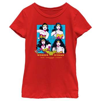 Girl's Wonder Woman Strongest Woman T-Shirt