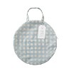 3 Sprouts Kids Recycled Fabric Play Tent - Gingham Blue - 4 of 4