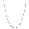 Black Bow Jewelry 1.4mm, 14k White Gold, Diamond Cut Solid Cable Chain Necklace - 2 of 4