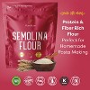 PuroRaw Semolina Flour 2lb — Premium Durum Wheat Flour for Pasta, Pizza, and Bread, Fine Ground, All Natural. - 2 of 4