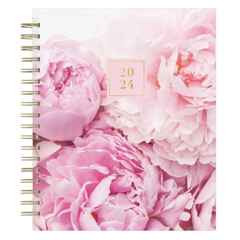 Floral Greeting Card Organizer Book with Pockets and Numbering (10 x 8.5 Inches)