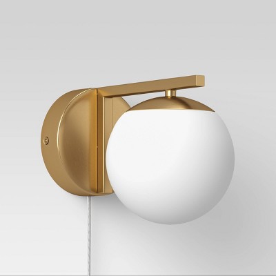 Single Globe Sconce White - Project 62™