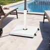 Crestlive Products Patio Umbrella Base 40lbs Umbrella Stand with Wheels Heavy Duty Concrete Stand - 2 of 4