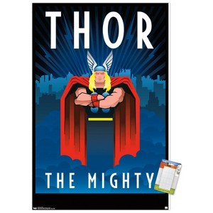 Trends International Marvel Comics - Thor - Art Deco Unframed Wall Poster Prints - 1 of 4