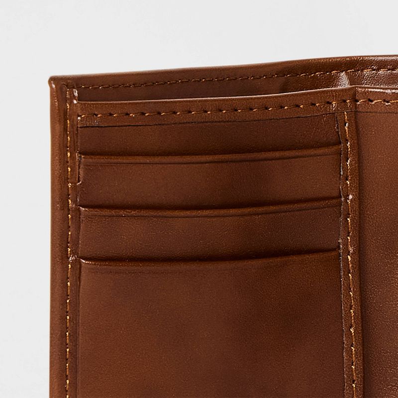 Men&#39;s RFID Trifold Wallet - Goodfellow &#38; Co&#8482; Brown, 6 of 7