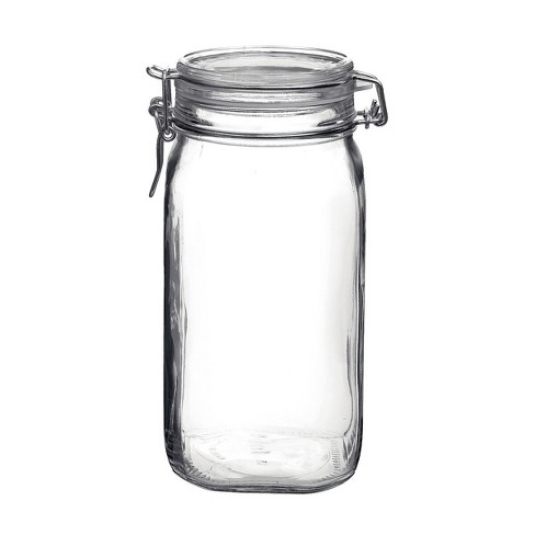 Amici Home Cantania Canning Jar, Airtight, Italian Made Food Storage Jar  Clear With Golden Lid, 6-piece,18 Oz. : Target