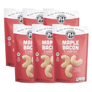 Pear's 4 oz Maple Bacon Cashews - Pack of 6 - Brenmar - 1 of 4
