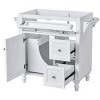 VYNXARIA 30'' Bathroom Vanity Without Top Sink - Modern Storage Cabinet with 2 Drawers - 4 of 4