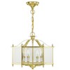 Livex Lighting Livingston 4 - Light Pendant in  Polished Brass - 4 of 4