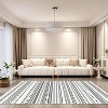 Boersma 5x7 Machine Washable Area Rug – Boho Moroccan Carpet, Soft & Non-Slip Large Rug for Living Room, Bedroom, Kids Room, Office, or Dining Room - 3 of 4