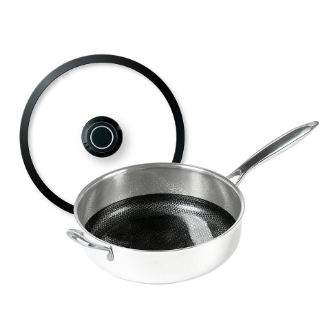 Frieling Black Cube 11 Inch Stainless/Nonstick Hybrid Fry Pan 