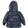 Yoki Toddler Girls' Faux Fur Trim Hooded Puffer Coats - 2 of 3
