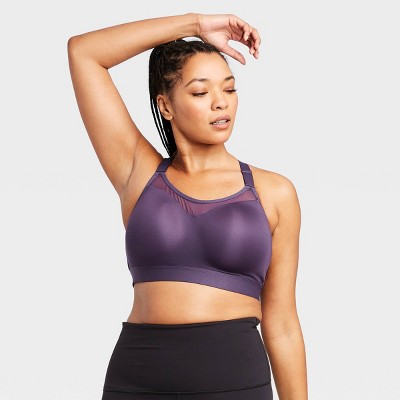 zip front sports bra target