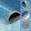 Lahome Abstract Ombre Plush Area Rug – Soft Gradient Accent with Non-Slip Backing - 4 of 4
