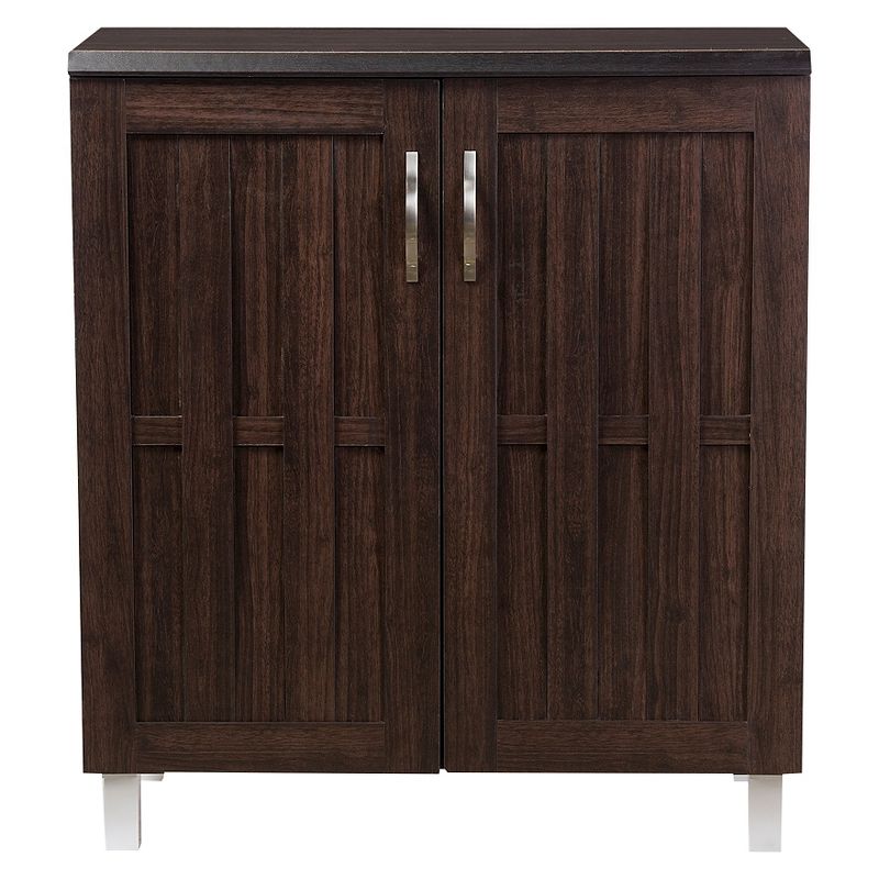Excel Modern and Contemporary Sideboard Storage Cabinet - Dark Brown - Baxton Studio, 3 of 7