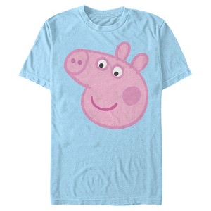 Men's Peppa Pig Large Face T-Shirt - 1 of 4