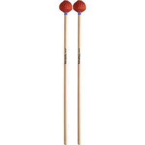 Innovative Percussion AA25 Medium Vibraphone/Marimba Orange Cord Rattan Handle - 1 of 2