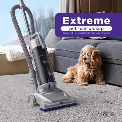 Black and Silver HEPA Filter Upright Vacuum Cleaner for Pets