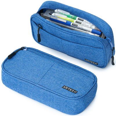 Five Star Dual Zipper Pencil Pouch - Black : Target