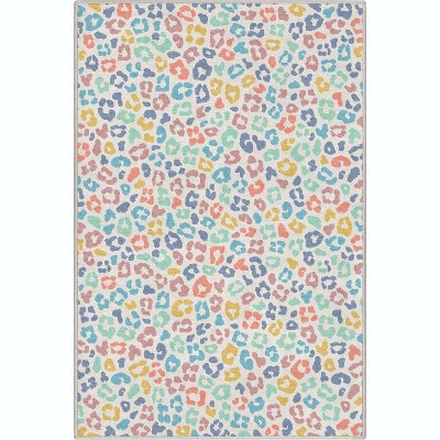 Well Woven Apollo Flatwoven Leopard Animal Print Multi 3'3