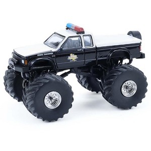 1990 GMC S-15 Monster Truck "Texas Department of Public Safety" Black and White 1/64 Scale Diecast Model Cars by Greenlight - 1 of 1